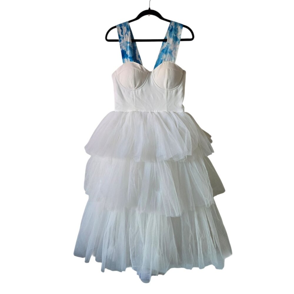 Blithe LA White "Cloud" Corset Dress – Size Medium